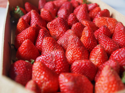 草莓和水果草莓水果又名花园草莓或草莓图片