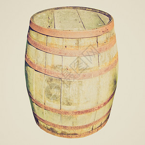 旧古老的木桶威士忌啤酒或葡萄图片