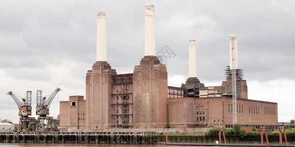 伦敦Batterse电力站英国伦敦Batterse电力站背景图片