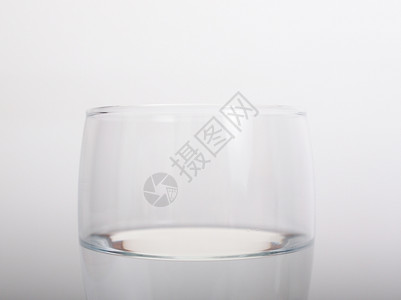 透明清洁的饮用水杯背景图片