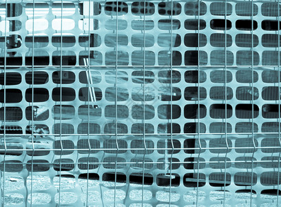 建筑工地的临时围栏建筑工地的临时安全围栏冷却的cyano型图片