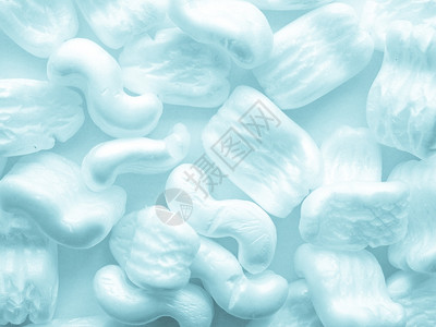 膨胀聚苯乙烯珠用于包装背景的膨胀聚苯乙烯珠冷硅型图片