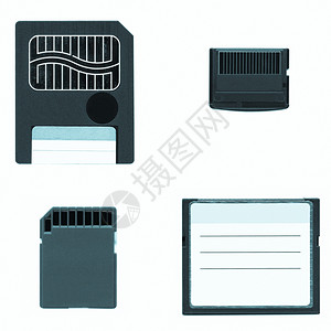 不同类型相机数字记忆卡很酷的ciano型高清图片
