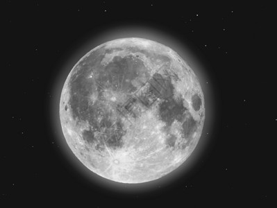 月亮和星与的通过望远镜看到图片