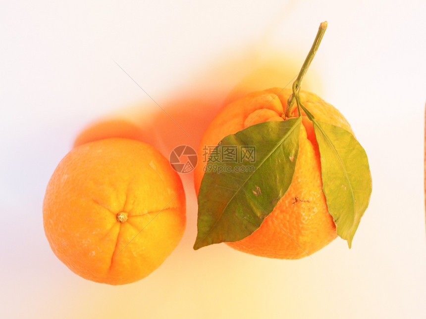 橙子水果素食品简单背景图片