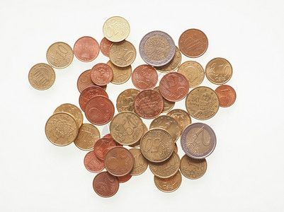 欧元硬币洲联盟元硬币货图片