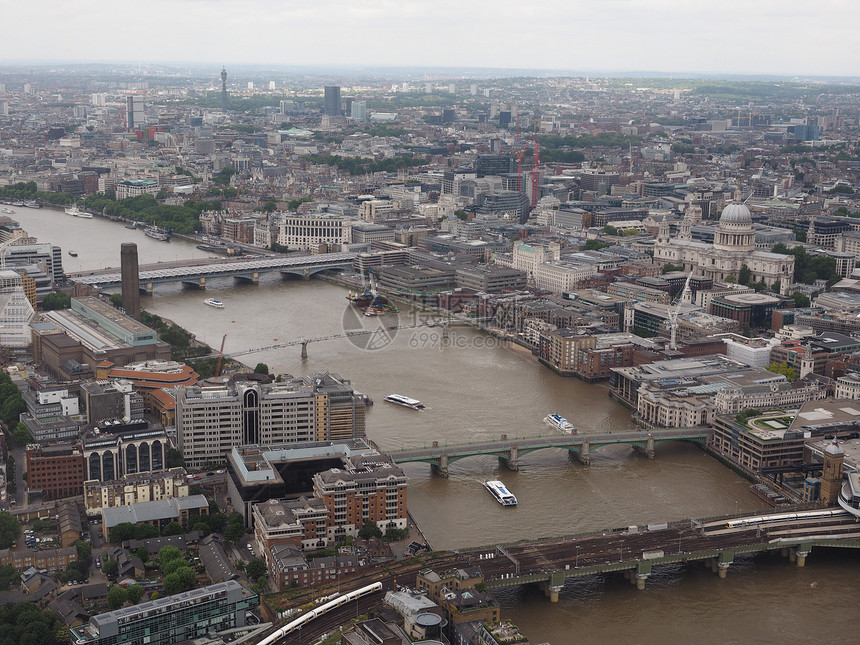 伦敦航空视图英国伦敦泰晤士河航空视图图片