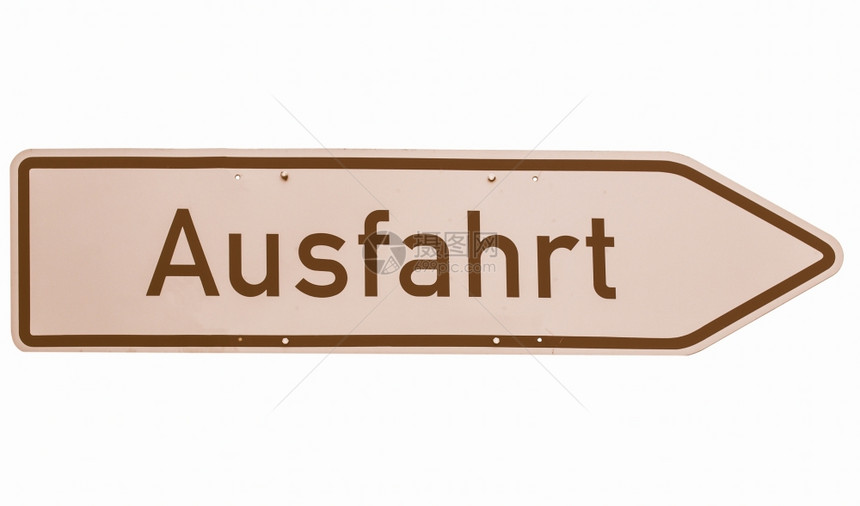 信号图片古年交通量或建筑工地标志德语Deutsch与白色背景古年隔绝图片