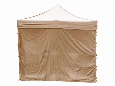 一个帐篷古年大型织布帐篷庇护所供在白背景古年隔离的户外露营图片