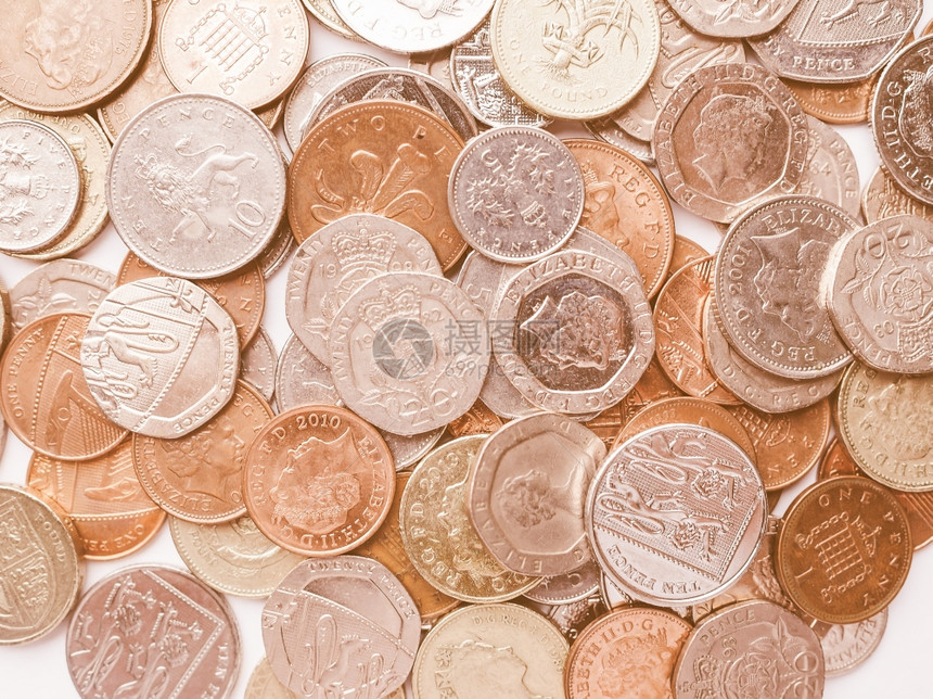 伦敦联合王国AUGUST0125年英国镑硬币货图片
