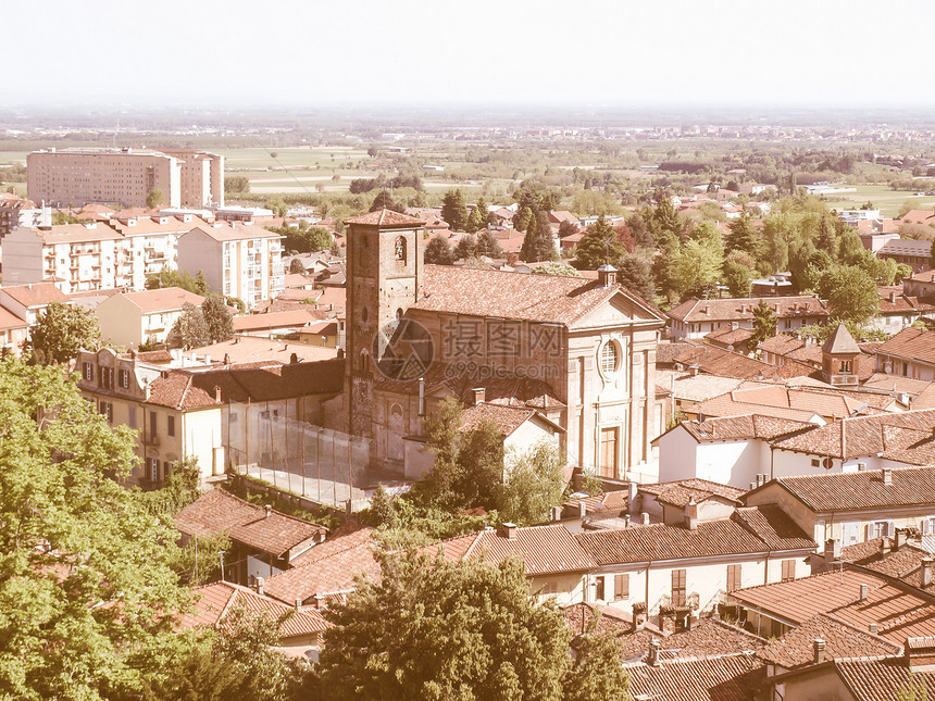 从CastellodiRivoli山古迹中看到的都灵全景图片