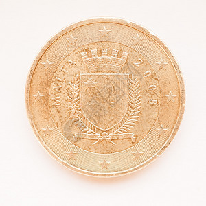 马耳他币50欧元洲联盟货币图片