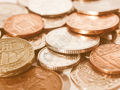 英国镑硬币联合王国货的年金范围图片