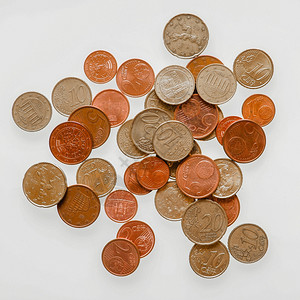 欧元硬币洲联盟元硬币货图片