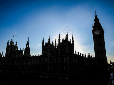 议会众院人类发展报告极富活力的幅度哥特人Gath夜视环形伦敦议会威斯敏特宫的月光背景