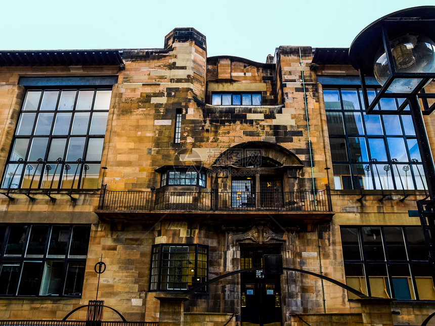 1896年苏格兰建筑师CharlesRennieMackintosh设计的格拉斯哥艺术学院苏格兰拉斯哥图片