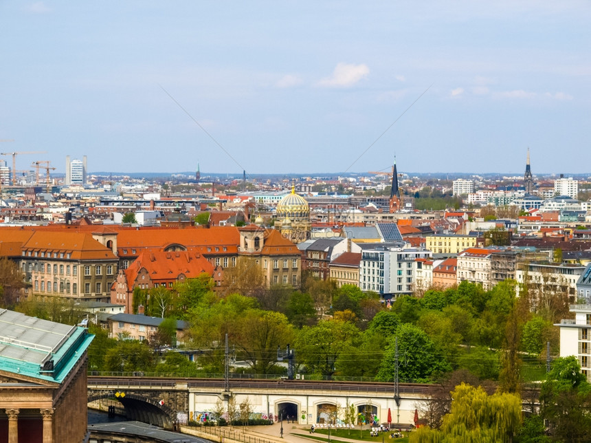 德国柏林市的人类发展报告空中鸟眼观德国柏林市图片