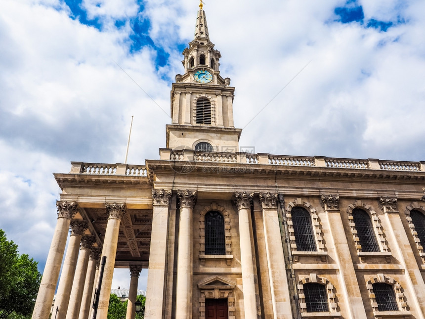 伦敦圣马丁教堂人类发展报告英国伦敦特拉法加尔广场圣马丁教堂图片