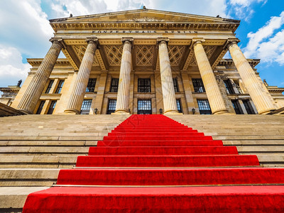 维密秀柏林HDR的KonzerthausBerlin高动态范围HDRKonzerthaus柏林音乐厅位于德国柏林密特区中央宪兵广场背景