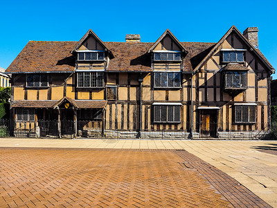 莎士比亚出生地在斯特拉福德Stratford高清图片