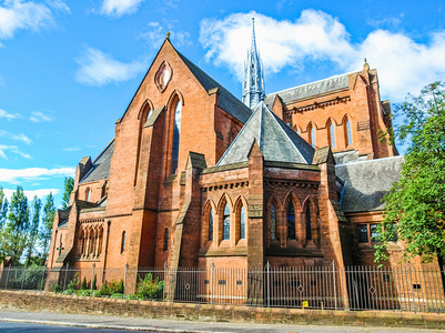 Glasgow教堂建筑的Barony教区图片