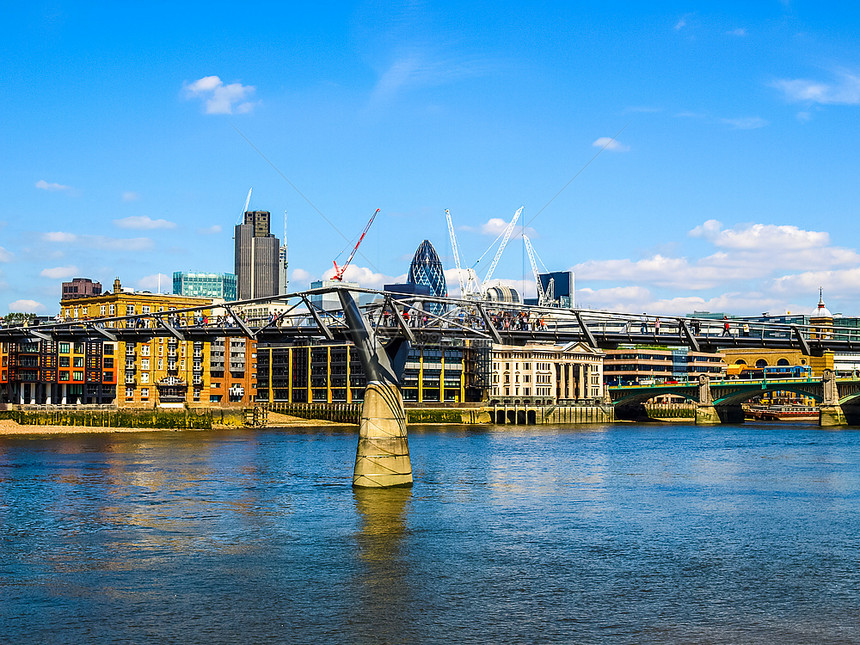 伦敦河泰晤士人类发展报告伦敦联合王国人类发展报告对泰晤士河的全景图片