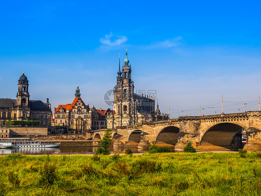 DresdenHofkirche人类发展报告高动态分布区德国累斯顿圣三一的Dresden大教堂图片