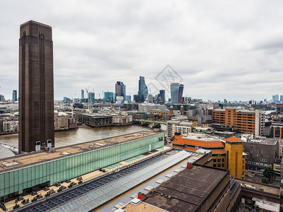 伦敦人类发展报告的空中观察联合王国伦敦市的高度动态空中观察联合王国图片