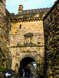 爱丁堡图片HDR高动态范围HDR爱丁堡城堡在苏格兰大不列颠英国图片