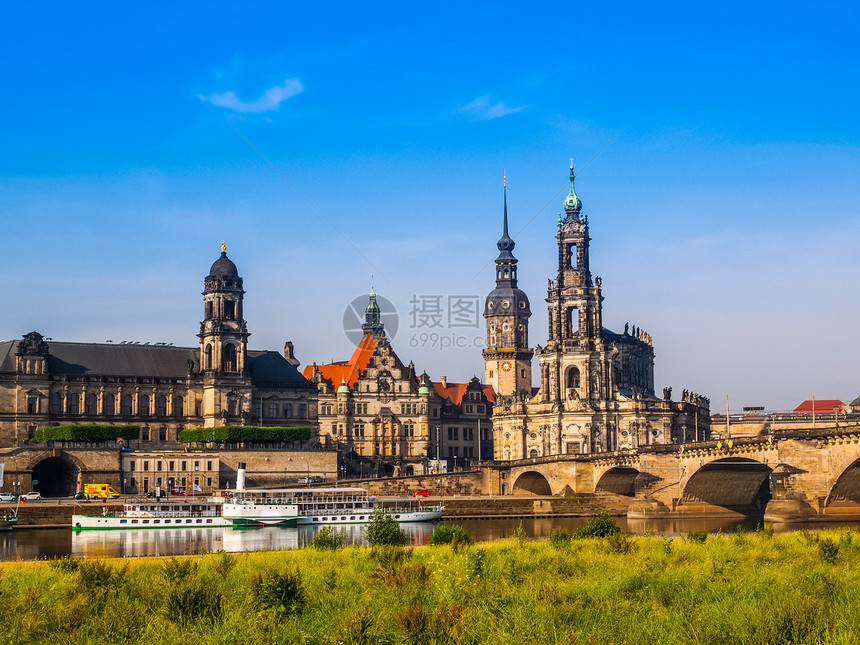 DresdenHofkirche人类发展报告高动态分布区德国累斯顿圣三一的Dresden大教堂图片