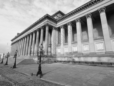 联合王国利物浦的圣乔治厅音乐和利物浦梅街的法院图片