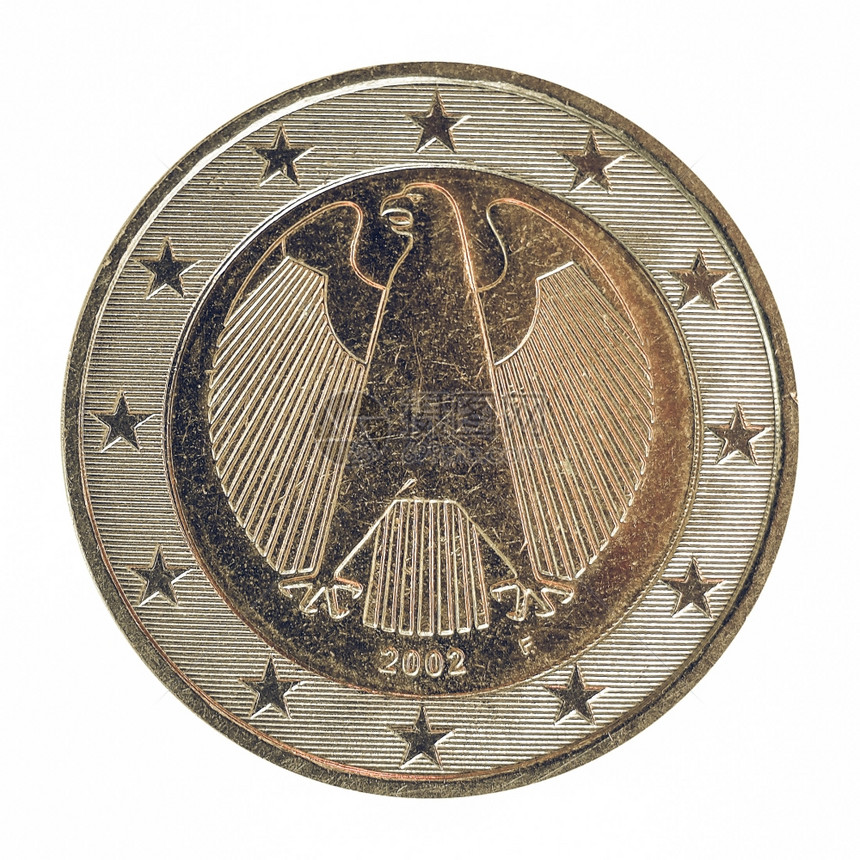 欧盟德国货币的欧元硬图片