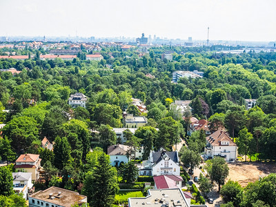 柏林人类发展报告的空中观察德国柏林市的人类发展报告的空中观察图片