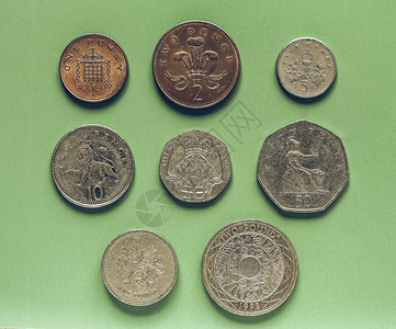 英国镑硬币货全套图片