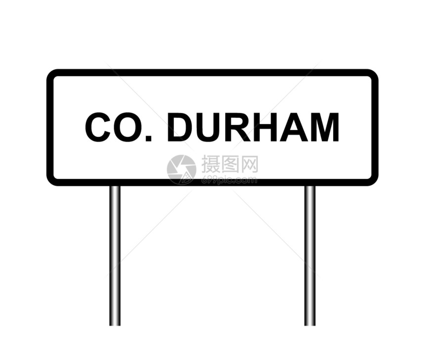 联合王国城镇标志图CoDurham杜勒姆县市图片