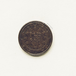 价值两美分价值一分钱币欧洲货一分钱葡萄牙一分钱币背景