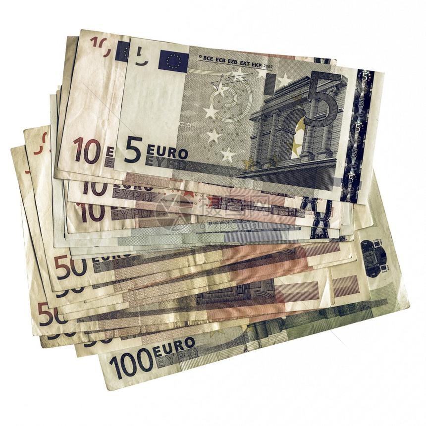 复古欧洲图片欧洲钞票的复古细节欧洲货币图片