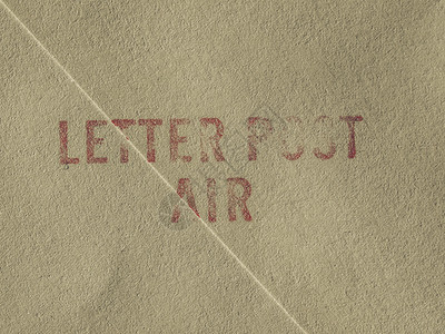 复古风格的信件复古风格的信件在信封上贴上航空邮票图片