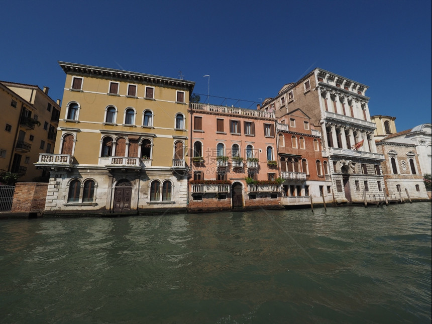 意大利威尼斯的CanalGrande意指大运河图片