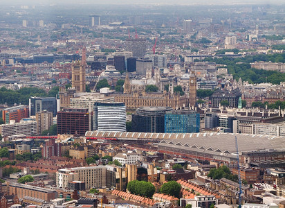 伦敦空中观察英国伦敦议会众院空中观察联合王国伦敦图片
