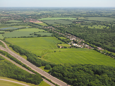 克利奇Takeley的空中观察Essex英格兰联合王国背景