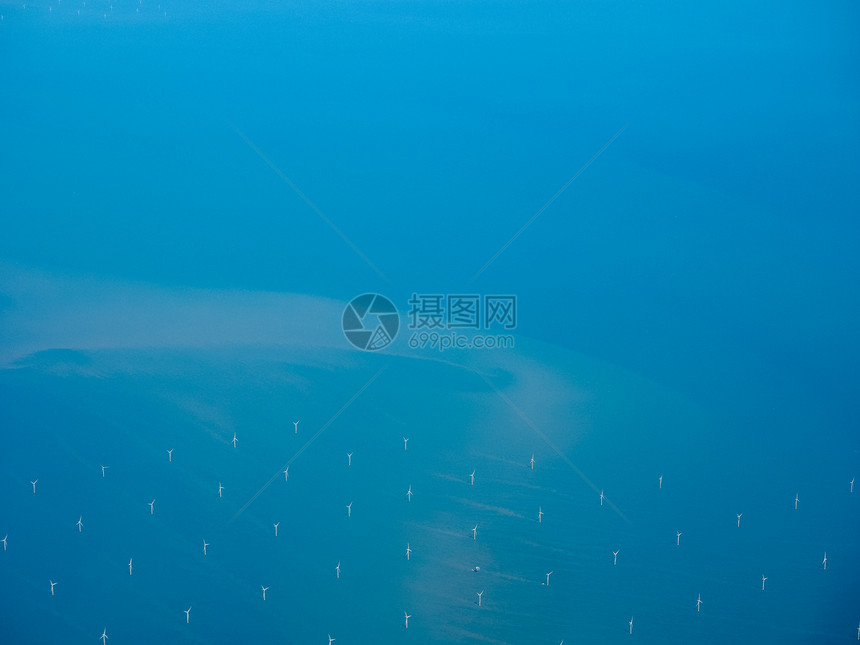 SUFFOLK联合王国CIRCA2017年6月日GallowerGabbard风力农场涡轮机的空中观察图片