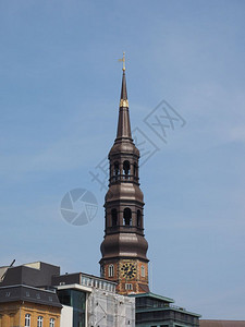 汉堡圣凯瑟琳教堂德国汉堡圣凯瑟琳路德尖塔图片