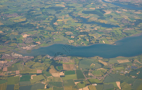 联合王国苏福克斯图尔河空中视背景图片