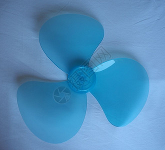 蓝色风扇详细节HVAC使用的蓝色空气通风扇详细节图片