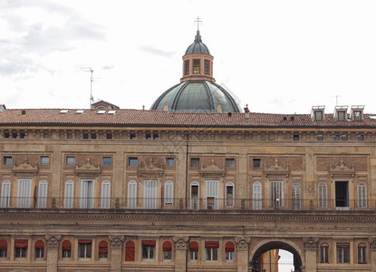 Bologna老城中心的景象意大利博洛尼亚老城中心的景象图片