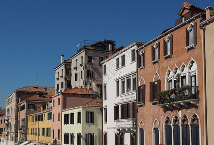 威尼斯市景象意大利威尼斯天际线景象图片