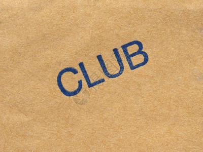 蓝色俱乐部邮票棕色纸圈图片