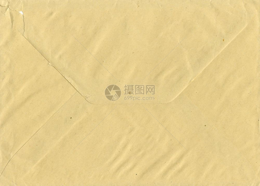 黄色信封或用于邮寄的小袋信封图片