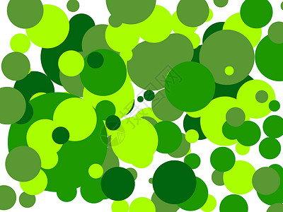 抽象绿色几何背景由绿色圆制成的抽象几何背景图片